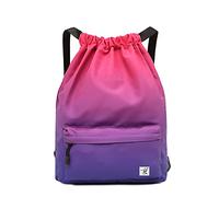 Risefit Waterproof Drawstring Bag, Gym Bag Sackpack Sports Beach Backpack for Men Women