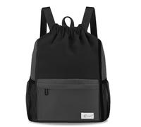 Risefit Waterproof Drawstring Bags String Backpack, Swim Bags PE Gym Bags Sports Backpacks Swimming Bags for Adults, Kids - Men Women Girls Boys