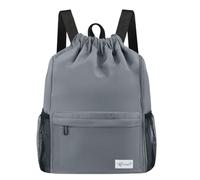 Risefit Waterproof Drawstring Bags String Backpack, Swim Bags PE Gym Bags Sports Backpacks Swimming Bags for Adults, Kids - Men Women Girls Boys