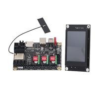 Risegun 3D Printer Control Board, 12-24VDC MKS DLC32 V2.1 32 Bit Engraving Machine Motherboard with WIFI 2.4 Inch TS24 R V2.1, Circboard Prototyping Boards