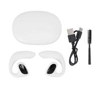 Risegun AI Translation Earbuds Bluetooth 5.3 Real Time 133 Languages Translator Device with APP for Travel Business Learning ABS Black (White)