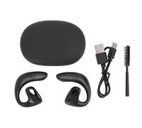 Risegun AI Translation Earbuds Bluetooth 5.3 Real Time 133 Languages Translator Device with APP for Travel Business Learning ABS Black (Black)