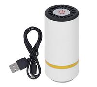 Risegun Electric Vacuum Sealer with Battery Handheld Automatic Sealing Machine for Clothing Food Packaging (White)