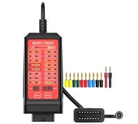 Risegun OBD2 Automotive Detector Fault Diagnoser, 12V 24V Breakout Box Car Code Reader Car Diagnostic Tool for Monitoring Communication/Power/Ground Detection Signals of Protocol