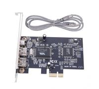 Risegun PCIe Firewire Expansion Card IEEE 1394 PCI Express Controller Card PCIe Firewire Adapter for Desktop PC