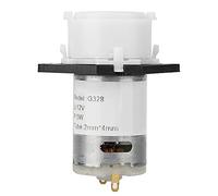 Risegun Peristaltic Pump, DC12V Mini Peristaltic Pump Dosing Pump DIY Peristaltic Tube Head For Aquarium Lab Chemical Analysis(White)