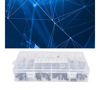 Risegun Push Button Switch Tact Switches 250-Pack, 6x6 and 12x12 InLine Mini Push Button Switch for Remote Control Electronic Toys