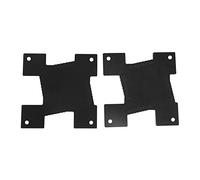 Risegun Router Table Depth CNC Machined Aluminum Alloy Height Measuring Ruler for Woodworking Table Saws Planers Engravers Black 2Pcs