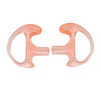Risegun Silicone Replacement Earmold Soft Comfortable Pink Ear Insert for Two Way Radio Coil Tube Audio Kits Left Right Ears Durable Stretching L M S Sizes Included (Medium: Approx. 17.6x16.2x10cm /
