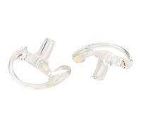 Risegun Soft Comfortable Transparent Silica Gel Ear Mould Replacement for Most Coil Tube Audio Kits Lightweight Durable Ear Tips for Hearing Aid Accessories Clear Silicone Ear Moul (Medium: Approx.
