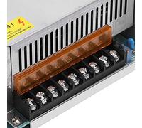 Risegun Switch Power Supply Driver Adapter DC12V Aluminum Alloy LED Light Bar Power Supply Driver Adapter, Switch Power Supply Driver for 3D Printer, 800W, AC170-250V