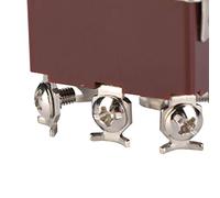Risegun Toggle Switch DPDT Toggle Switch, 5PCS 6 Pin3 Position Mechanical Valve, On/Off, 250V 15A, 12mm Mounting Hole