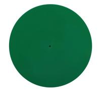 Risegun Turntable Mat Record Platter Slipmat Anti Static Acrylic Record Player Platter Slip Mats for 12 Inch Record Player Upgrade Sound Quality Damp Resonance Modern Aesthetic Des (Green)