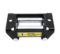 Risegun Winch Roller Fairlead, 2000LB Load Bearing Universal Mount Cable Guide High Strength Electric Winch Cable Guide for Industrial Use