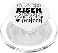 Risen indeed Easter Happy Resurrection Sunday Jesus PopSockets PopGrip for MagSafe