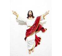 Risen Lord Statue for Altar | Jesus Christ Statue Resurrection Statue - 12 inches