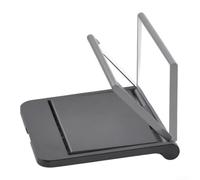 RiseNova Dual Cold Shoe Mount Flip Mirror for Mirrorless Camera | Lightweight ABS Selfie Reflector for Gimbal Expansion, Portable Flip Screen for Vloggers and Photographers