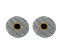 RiseNova for dreame for matrix 10 for Ultra Mop Pad and Frame Kit, Sturdy Plastic Bracket with Soft Microfiber Cloths for Robot Vacuum(2 PACK-Yellow)