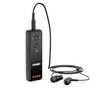 RiseNova for Mini Rechargeable FM Radio | Lightweight Portable Music Device with ABS Build for Home and Travel, Black