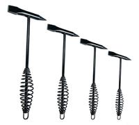 RiseNova High Carbon Steel Welding Chipping Hammer,Dual Head Spring Handle | for forged High Carbon Steel,Shock-absorbing Spring Handle,Removes Slag & Rust,Non-slip Grip,For Welding & Construction