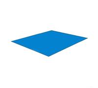 RiseNova Rectangular Inflatable Pool Groundsheet PE Foldable Mat for Above Ground Pools Anti-Scratch Bottom Liner Portable Protective Sheet Blue(2.74×2.74)