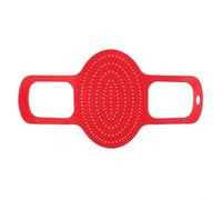 RiseNova Silicone Air Fryer Liner and Turkey Sling Lifter for Roasting Baking Steaming, Heat Resistant Non-Stick Transfer Tool for Pressure Cooker Oven, 58.5x31.5cm(Red)