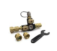 RiseNova Visual Valve Core Removal Tool 1/4 5/16 Inch with Sight Glass | Alloy Construction,Dual Ball Valves,20 Vacuum-rated,Magnetic Cap,HVAC for service