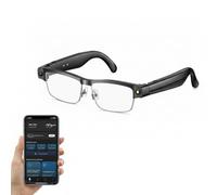 RisePlus AI Smart Glasses with ChatGPT, No WiFi Required & Smart Color-Change Lenses | 8MP Camera Recording Glasses & Sunglasses Camera | Real-Time Translation, Bluetooth & Open-Ear Audio