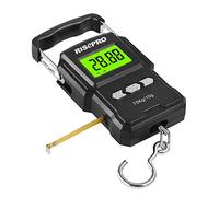 RISEPRO 75Kg / 165Ib Digital Fish Scale 1 Meter 39" with Ruler Fishing Postal Hanging Luggage Baggage