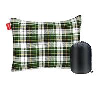 RISEPRO Outdoor Camping Pillow Lightweight, Compressible, Flannel Travel Pillow Cases, Washable Removable Pillow Cover Camping and Backpacking Green