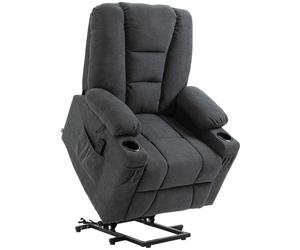 Riser and Recliner Chair w/ Remote, Lift Chair for the Elderly, Grey