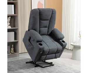 Riser and Recliner Chair with Remote Lift Chair for the Elderly Disabled Grey