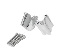 Riser Bars For XL 1200X Forty-Eight 2010 Later Motorcycle Handlebar Stems Motorcycle Accessories Handlebar Extenders Clamp Mounting Increases Height By 50mm(Silver)