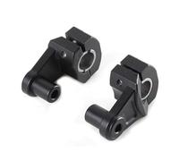 Riser Kit One Pair Universal Motorcycle HandleBar Fat Bar Mount Clamps Riser Anodized Mount For 28/22mm Handlebar(BLACK)
