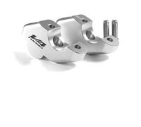 Riser Mounting Kit Motorcycle Handlebar Rise For Aprilia Tuono 660 V4 900 Dorsoduro 2017- Height-increasing Pipe Base Extension Regulator.(Silver3)