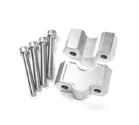 Riser Mounting Kit Motorcycle Handlebar Rise For BMW F750GS F 750 GS F750 GS 2018 - Lift Riser Clamp Extension Drag Bar Adapter.(Silver)