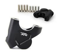 Riser Mounting Kit Motorcycle Handlebar Rise For BMW GS 1200 1250GS LC Adventure S1000 XR Clamp Adapter Lift Height Riser Height Adapter.(BLACK)