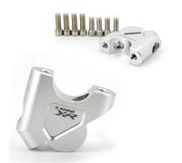 Riser Mounting Kit Motorcycle Handlebar Rise For BMW GS 1200 1250GS LC Adventure S1000 XR Clamp Adapter Lift Height Riser Height Adapter.(Silver1)