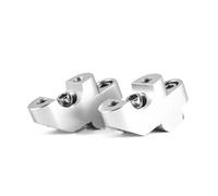 Riser Mounting Kit Motorcycle Handlebar Rise For NC700X NC 700 X 700x NC700 X NC750X NC750S NC700S Replace Stem Adjustables Clamp Kit.(Silver)