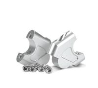 Riser Mounting Kit Motorcycle Handlebar Rise For NX400 NX500 2023 2024 NX 400 500Lift Riser Clamp Extension Drag Bar Adapter Regulator.(Silver)
