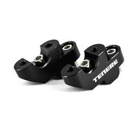Riser Mounting Kit Motorcycle Handlebar Rise For XT660Z Tenere XT 660 Z Move Height Adapter Lift Riser Clamp Extension Drag Bar.(BLACK)