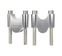 Riser parts Compatible With For YZ250F 2014-2018 For YZ250FX 2015-2018 For YZ400F-450F 2014-2017 Motorcycle Handlebar Riser Bar Mount Handle Clamp Universal(Silver,28MM)