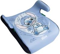 Disney Stitch i-Size Car Booster Seat ECE R129/03 Baby Safety Booster Seat Height 126 to 150 cm with Stitch Graphics, Baby Seat on Blue Background