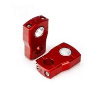 Risers 22mm 7/8" Snowmobile Handlebar Riser 2"- 4" Dual Pivoting 28mm 1-1/8" Bar Riser(2 inch red)