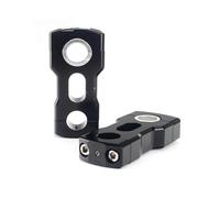 Risers 22mm 7/8" Snowmobile Handlebar Riser 2"- 4" Dual Pivoting 28mm 1-1/8" Bar Riser(3 inch black)