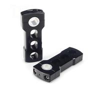 Risers 22mm 7/8" Snowmobile Handlebar Riser 2"- 4" Dual Pivoting 28mm 1-1/8" Bar Riser(4 inch black)