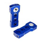 Risers 22mm 7/8" Snowmobile Handlebar Riser 2"- 4" Dual Pivoting 28mm 1-1/8" Bar Riser(4 inch blue)