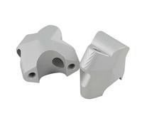 Risers Clamp Motorcycle Handlebar Riser Heighten For CFMOTO 800MT MT800 Handle Bar Move Back Mount Extend Adapter Back Move(Silver)