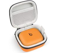 RISETECH Hard Earbud Case Compatible with Beats Powerbeats Pro 2 Wireless Bluetooth Earbuds -with Clip (Orange)