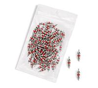 Riseuvo 100PCS Schrader Tire Valve Core - American/US Valve Stems Core for Most Automotive, RV, ATV & Air Conditioning, Tire Remover Replacement